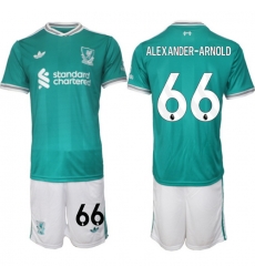 Men Liverpool 2026 Soccer Jerseys Teal #66 ALEXANDER-ARNOLD