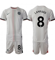 Men Chelsea 2026 Soccer Jerseys White #8 LAMPARD