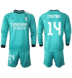 Men Real Madrid Long Sleeve Soccer Jerseys 505