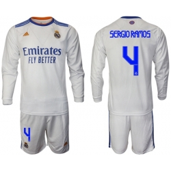 Men Real Madrid Long Sleeve Soccer Jerseys 578