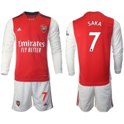 Men Arsenal Long Sleeve Soccer Jerseys 510