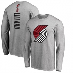 Portland Trail Blazers Men Long T Shirt 002