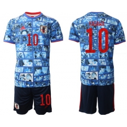 JAPAN 2022 World Cup Soccer Jersey #10 KAGAWA