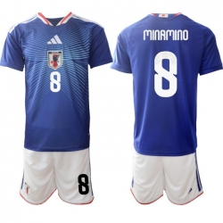 Japan 2026 FIFA World Cup Soccer Jersey Blue #8 MINAMINO