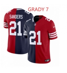 Cowboys 49ers Grady #7 Split Jersey