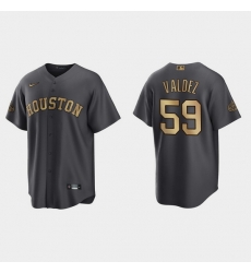 Men Framber Valdez Houston Astros 2022 Mlb All Star Game Charcoal  Jersey