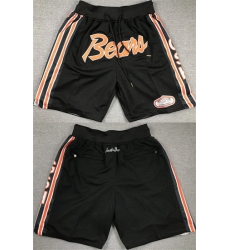 Men Chicago Bears Black Shorts