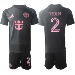 Men Inter Miami CF 2026 Soccer Jerseys Black #2 YEDLIN