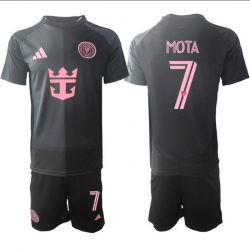 Men Inter Miami CF 2026 Soccer Jerseys Black #7 MOTA