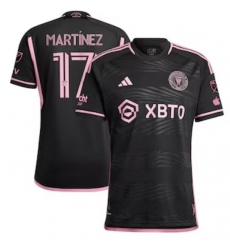 Men's Inter Miami CF Josef Martinez adidas Black 2023 La Noche Authentic Player Jersey