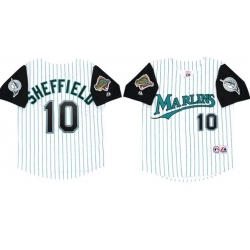 Gary Sheffield 1997 Florida Marlins Home Road Alt World Series Jersey