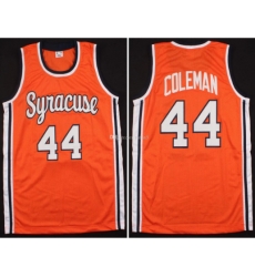Syracuse Orange Coleman #44 Orange Throwback Jersey Syracuse Orange Coleman #44 Orange Throwback Jersey