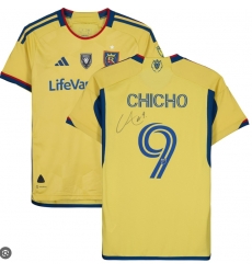 Salt Lake Chicho Arango #9 jersey Yellow