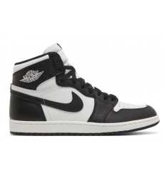 Men Nike Air Jordan 1 Black White Retro High OG Shoes