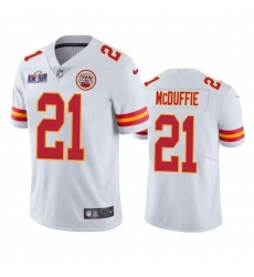 Men Kansas City Chiefs 21 Trent McDuffie White Vapor Untouchable Limited Stitched Football 2024 Super Bowl LVIII Jersey Men Kansas City Chiefs 21 Trent McDuffie White Vapor Untouchable Limited Stitched Football 2024 Super Bowl LVIII Jersey