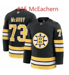 Men Boston Bruins McEachern #15 Black 2025 Home Stitched Hockey Jersey Men Boston Bruins McEachern #15 Black 2025 Home Stitched Hockey Jersey