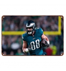 Philadelphia Eagles Aluminum Sign 12x8 Inch Dallas Goedert 007