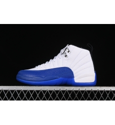 AIR JORDAN 12 RETRO WHITE BLACK GAME ROYAL