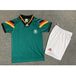 Youth Retro Soccer Jerseys Germany 1992 Away