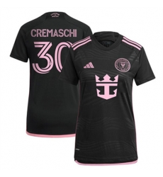 Women Inter Miami CF Benjamin Cremaschi 2024 25 Away Replica Black