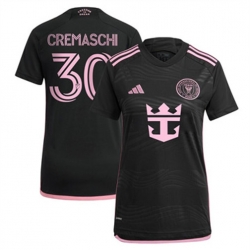 Women Inter Miami CF Benjamin Cremaschi 2024 25 Away Replica Black