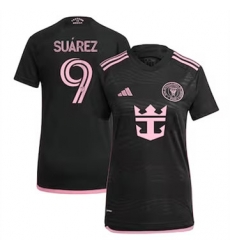 Women Inter Miami CF Luis Suarez 2024 25 Away Replica Black