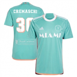 Youth Inter Miami CF Benjamin Cremaschi 2024 25 Third Replica Aqua