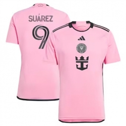 Youth Inter Miami CF Luis Suarez 2024 25 Home Replica Pink