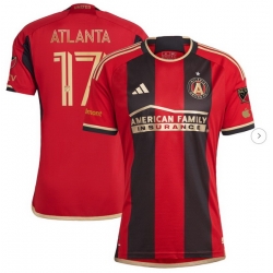 Men's Atlanta United FC adidas Black 2023 The 17s' Kit Authentic Jersey