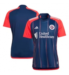 Men New England Revolution Blank 2024 25 Home Replica Navy