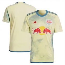 Men New York Red Bulls Blank 2023 24 Daniel Patrick Replica Yellow