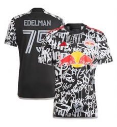 Men New York Red Bulls Daniel Edelman 2023 24 Freestyle Replica Black