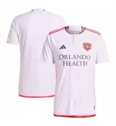 Men Orlando City SC Blank 2024 25 Away Replica White