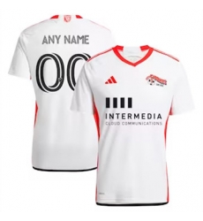 Men San Jose Earthquakes Custom 2024 25 Away Replica White