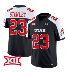 Men Women Youth Utah Utes 23 Dijon Stanley Black Alternate 2024 Vapor Limited Jersey All Stitched