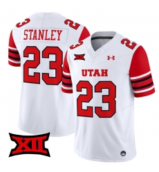 Men Women Youth Utah Utes 23 Dijon Stanley White 2024 Vapor Limited Jersey All Stitched
