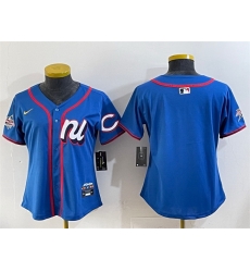 Youth National League Cincinnati Reds Blank Blue 2025 All Star Edition Limited Stitched Baseball Jersey Youth National League Cincinnati Reds Blank Blue 2025 All Star Edition Limited Stitched Baseball Jersey