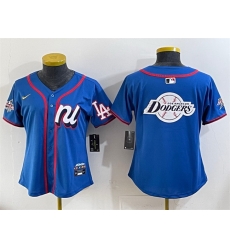Youth National League Los Angeles Dodgers Team Big Logo Blue 2025 All Star Edition Limited Stitched Baseball Jersey Youth National League Los Angeles Dodgers Team Big Logo Blue 2025 All Star Edition Limited Stitched Baseball Jersey