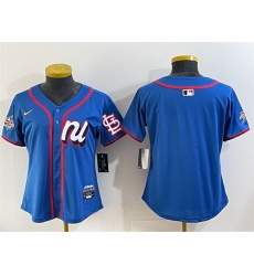 Youth National League St Louis Cardinals Blank Blue 2025 All Star Edition Limited Stitched Baseball Jersey Youth National League St Louis Cardinals Blank Blue 2025 All Star Edition Limited Stitched Baseball Jersey