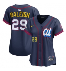 Women American League 29 Cal Raleigh Navy 2025 All Star Edition Limited Stitched Baseball Jersey Women American League 29 Cal Raleigh Navy 2025 All Star Edition Limited Stitched Baseball Jersey