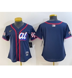 Women American League Tampa Bay Rays Blank Navy 2025 All Star Edition Limited Stitched Baseball Jersey Women American League Tampa Bay Rays Blank Navy 2025 All Star Edition Limited Stitched Baseball Jersey