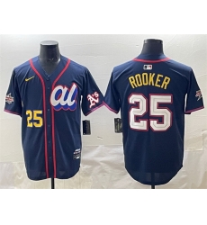 Men American League 25 Brent Rooker Navy 2025 All Star Edition Limited Stitched Baseball Jersey