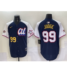 Men American League 99 Aaron Judge Navy Alternate 2025 All Star Edition Limited Stitched Baseball Jersey