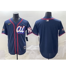 Men American League New York Yankees Blank Navy 2025 All Star Edition Limited Stitched Baseball Jersey