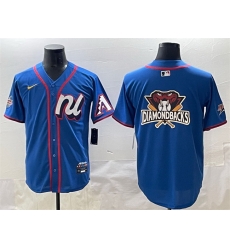 Men National League Arizona Diamondbacks Team Big Logo Blue 2025 All Star Edition Limited Stitched Baseball Jersey 002