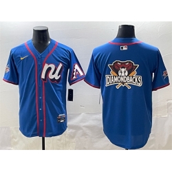 Men National League Arizona Diamondbacks Team Big Logo Blue 2025 All Star Edition Limited Stitched Baseball Jersey 002