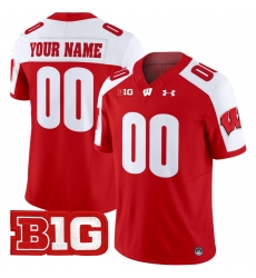 Men Women Youth Wisconsin Badgers 2024 Vapor Limited Custom Jersey All Stitched Red Alternate 002 Men Women Youth Wisconsin Badgers 2024 Vapor Limited Custom Jersey All Stitched Red Alternate 002