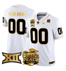 Men Women Youth Arizona State Sun Devils 2025 Peach Bowl Gold Vapor Limited Custom Jersey All Stitched White Gold