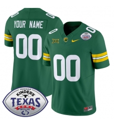 Men Women Youth Baylor Bears 2024 Texas Bowl Vapor Limited Custom Jersey All Stitched Green