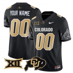 Men Women Youth Colorado Buffaloes Vapor Limited Custom Jersey V3 Big 12 XII Patch All stitched Black